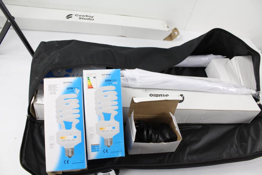 Cowboy Studio Lighting Equipment , 7 Items Property Room