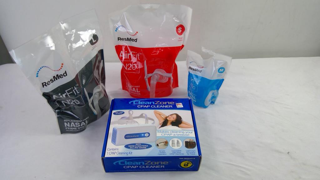 Cpap Cleaner, Airfit N20, Nasal Cushion, Frame System, 4 Pieces