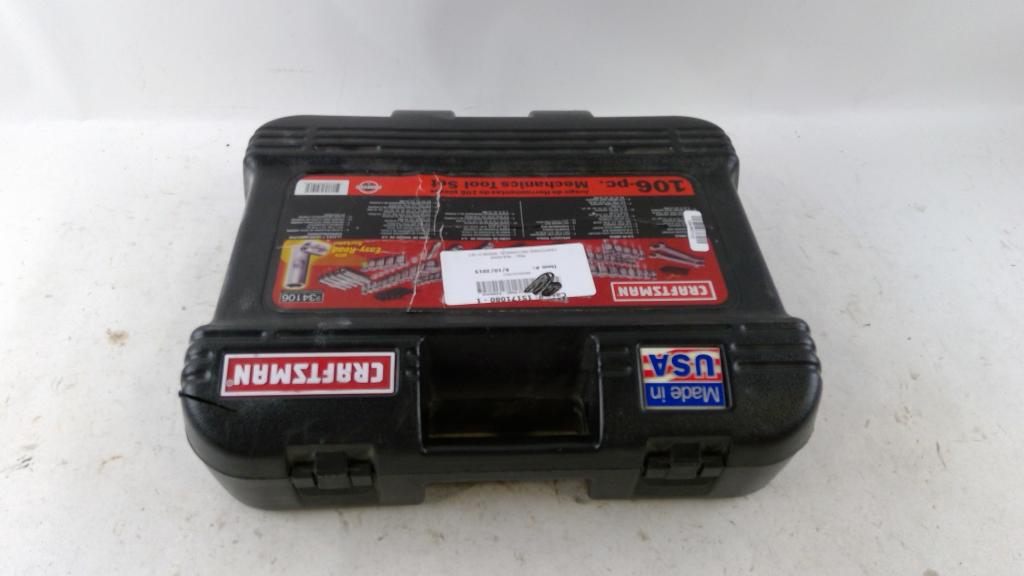 Crafstman 106 Piece Mechanics Tools Set