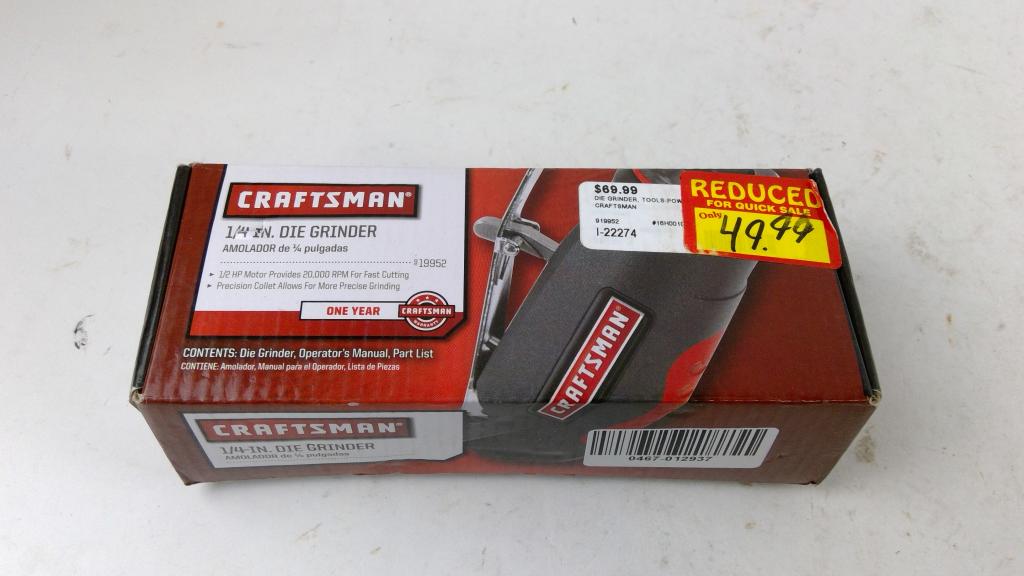 Craftsman 1/4" Die Grinder