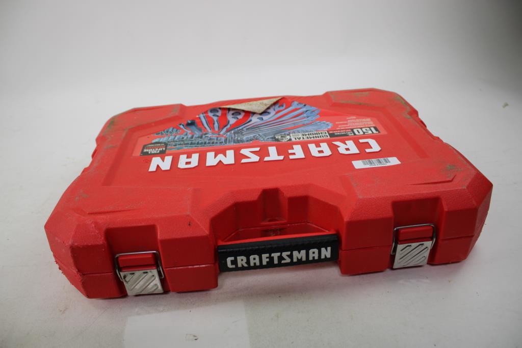 Craftsman 150 Pc, Gunmetal Chrome Mechanics Tool Set