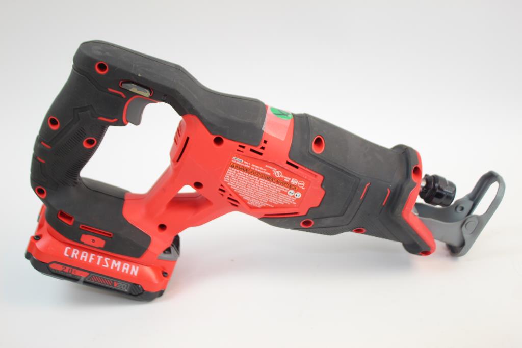 Craftsman 20v Max Variable Speed Cordless Reciprocating Saw Property Room