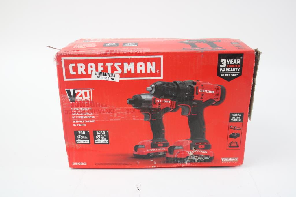Craftsman 2Tool Combo Kit Property Room