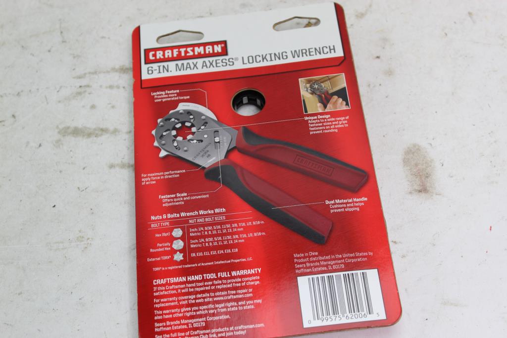 Craftsman 6 In. Locking Wrench Property Room