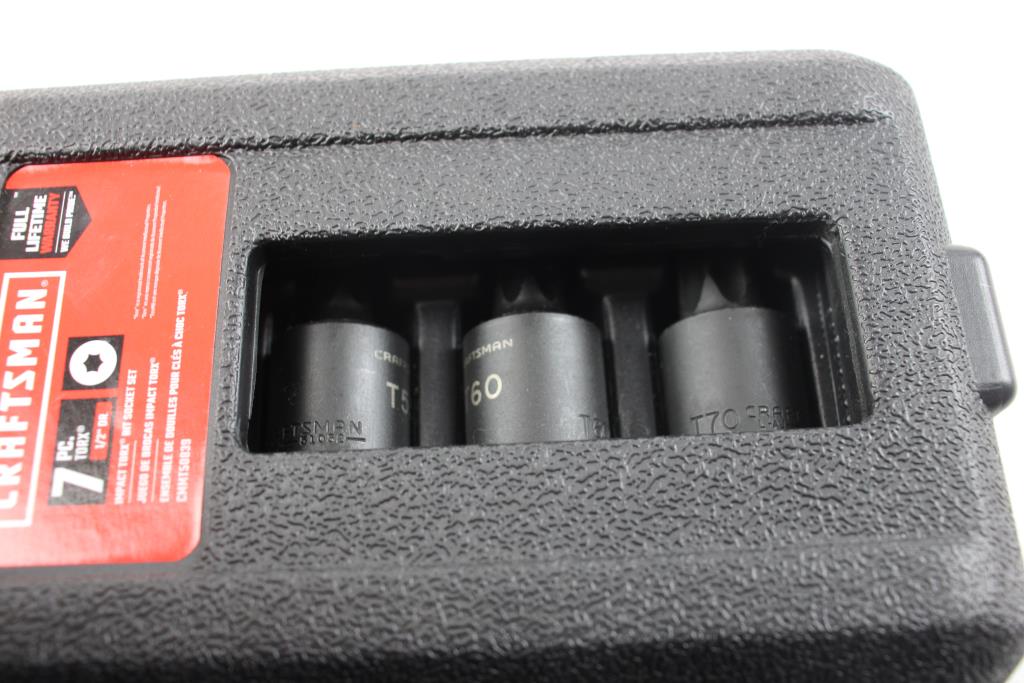 thumbnail image 2 of US PRO Industrial 10pc Stubby Impact Torx Bit Socket Set – 1/4 & 3/8 Drive, T10-T50 2 of 5