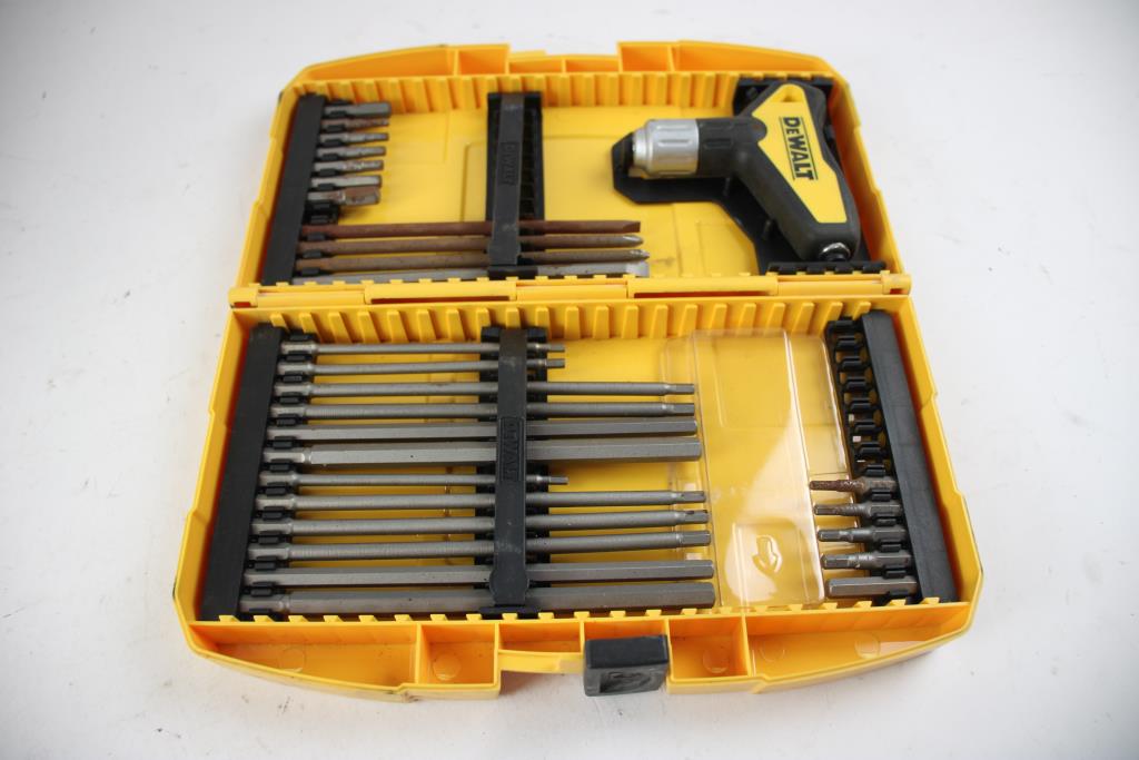 Craftsman And DeWalt Tool Sets, 2 Pieces Property Room