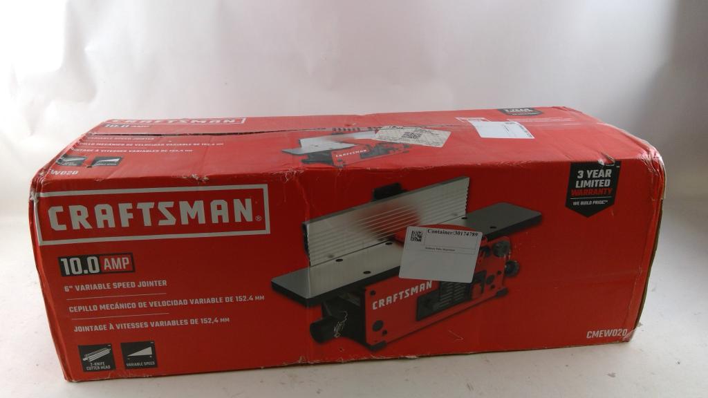 Craftsman Benchtop Jointer
