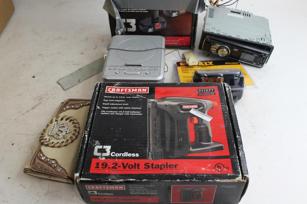 Craftsman Cordless 19.2V Stapler, Craftsman 2 19.2V Battery Packs And