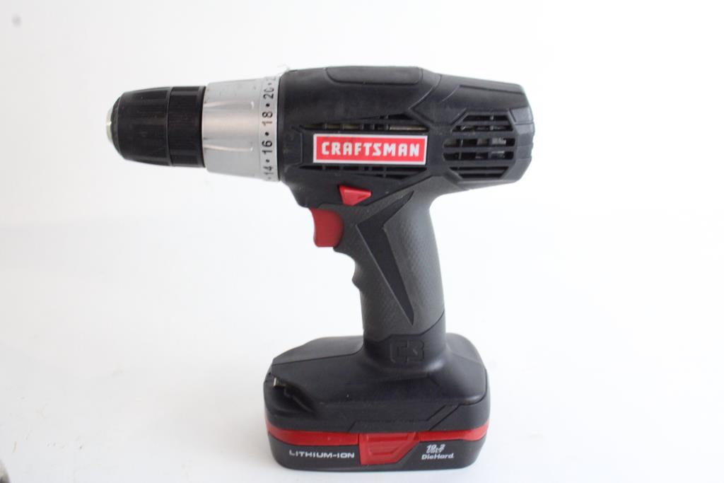 Craftsman Cordless Drill And More, 5 Pieces Property Room