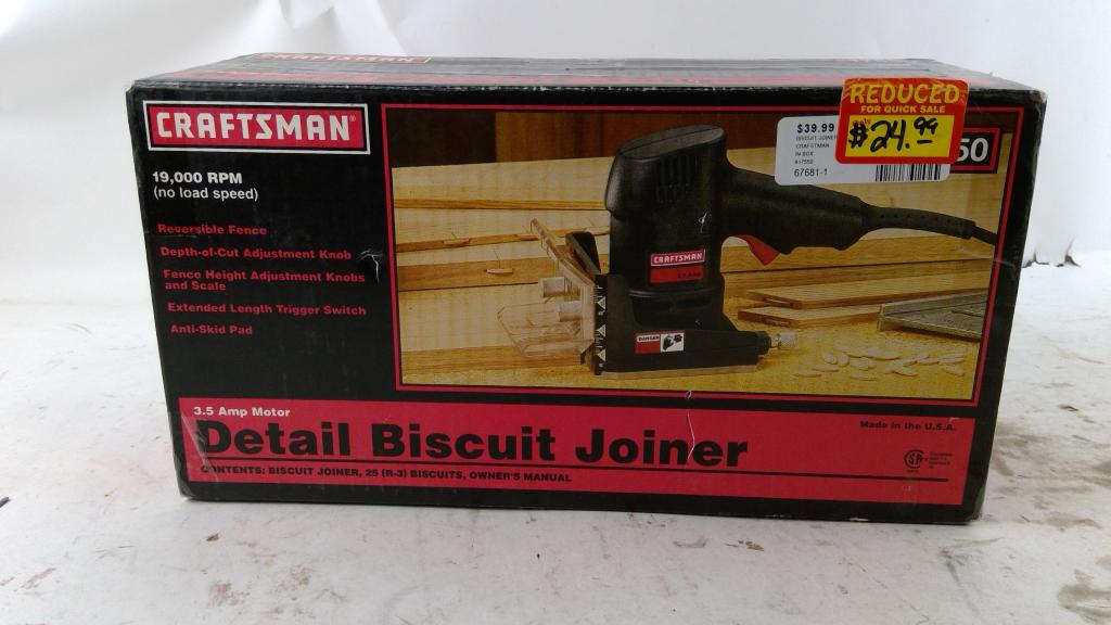 Craftsman Detail Biscuit Joiner
