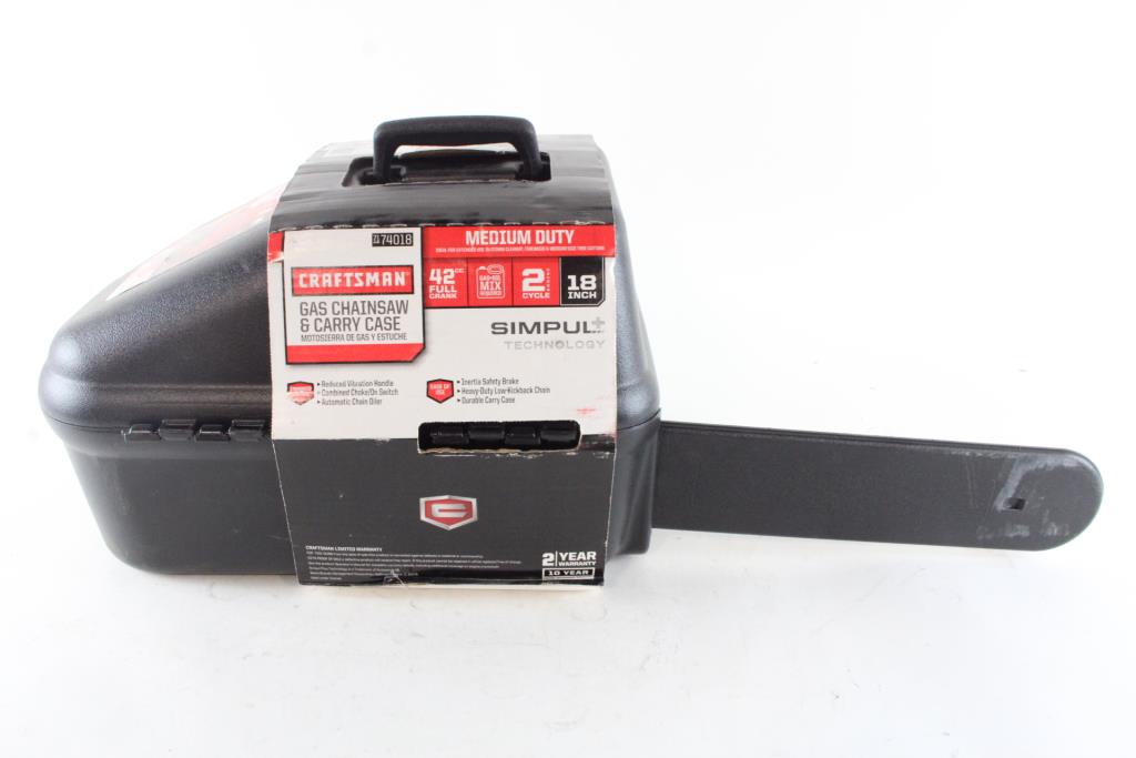 Craftsman Gas Chainsaw With Case Property Room