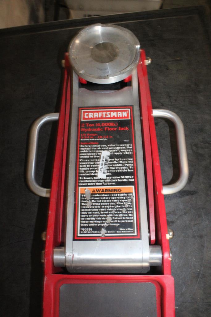 Craftsman Hydraulic Floor Jack Property Room