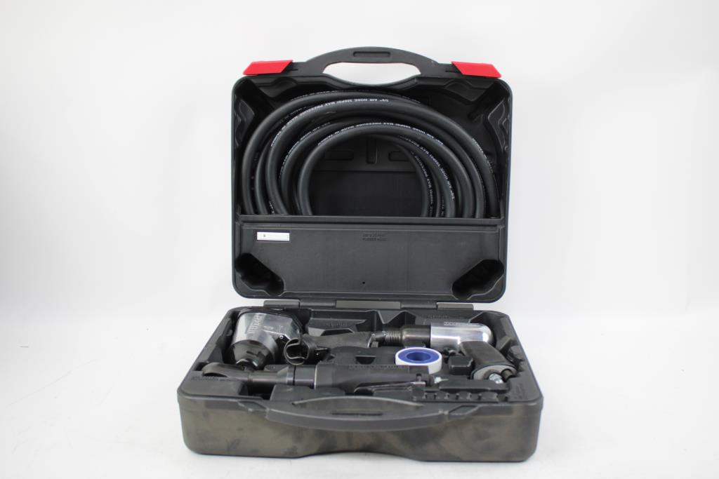 Craftsman Mechanics Air Tool Kit With Ratchet Wrench, Impact Wrench And Air Hammer