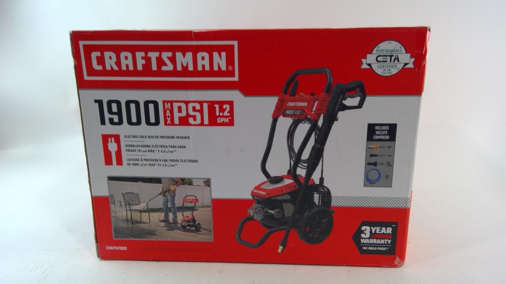 Craftsman Pressure Washer | Property Room