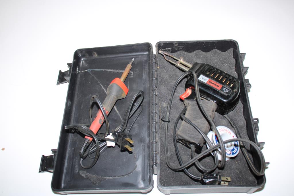 Craftsman Soldering Gun And Weller Marksman Lighted Soldering Iron
