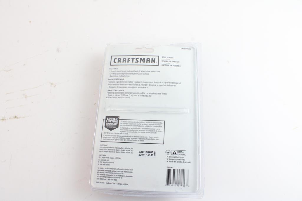 Craftsman Stud Sensor Property Room