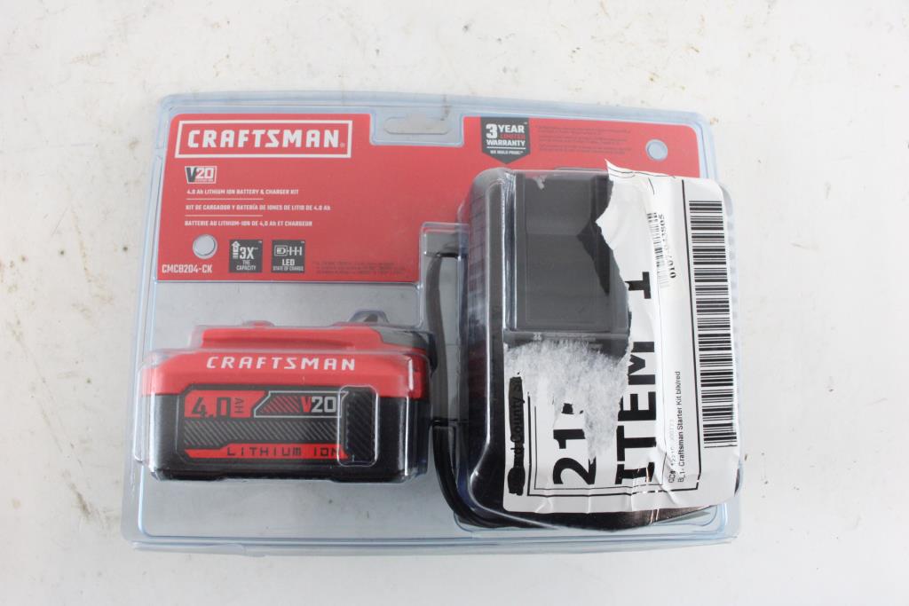 Craftsman Tool Battery & Charger Kit Property Room