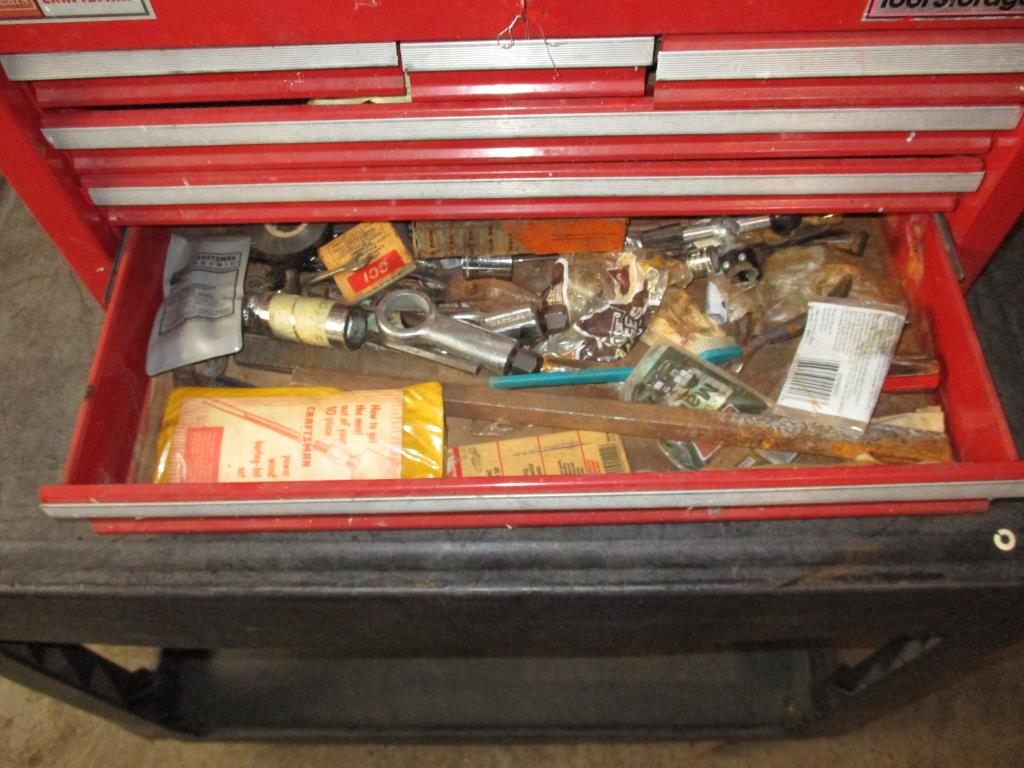 Craftsman Tool Box With Tools, 10+ Pieces Property Room