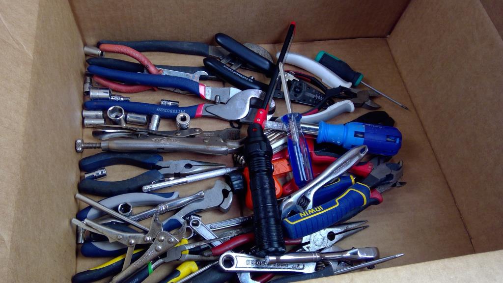 Craftsman Work Light, Husky Screwdriver, Craftsman Adjustable Wrench, And More