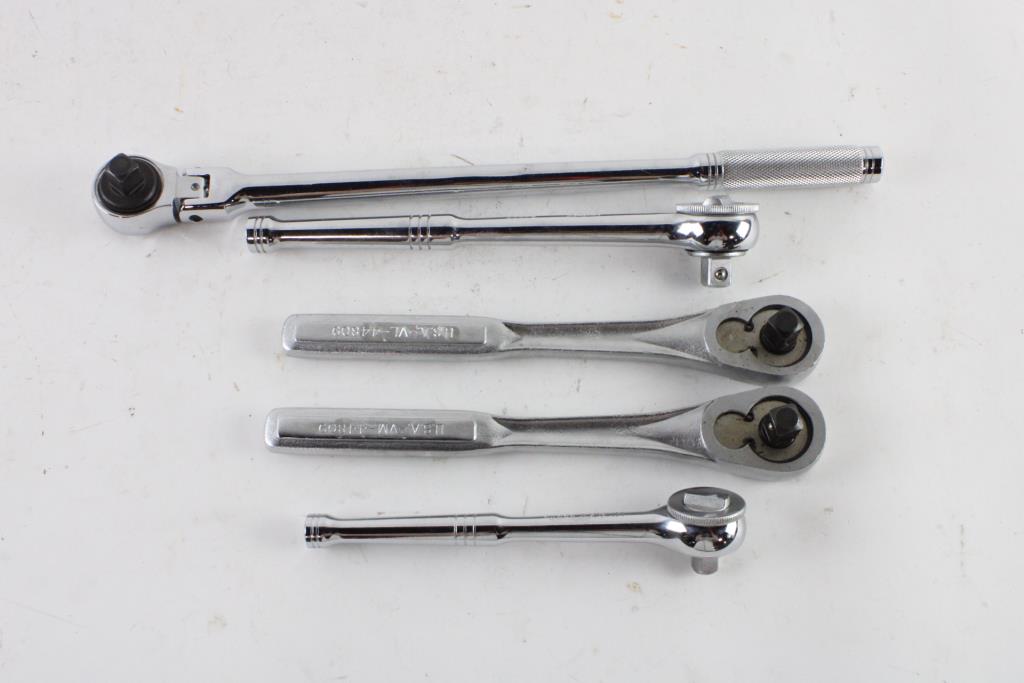 Craftsman/Husky Ratcheting Wrenches 5 Piece Set Property Room