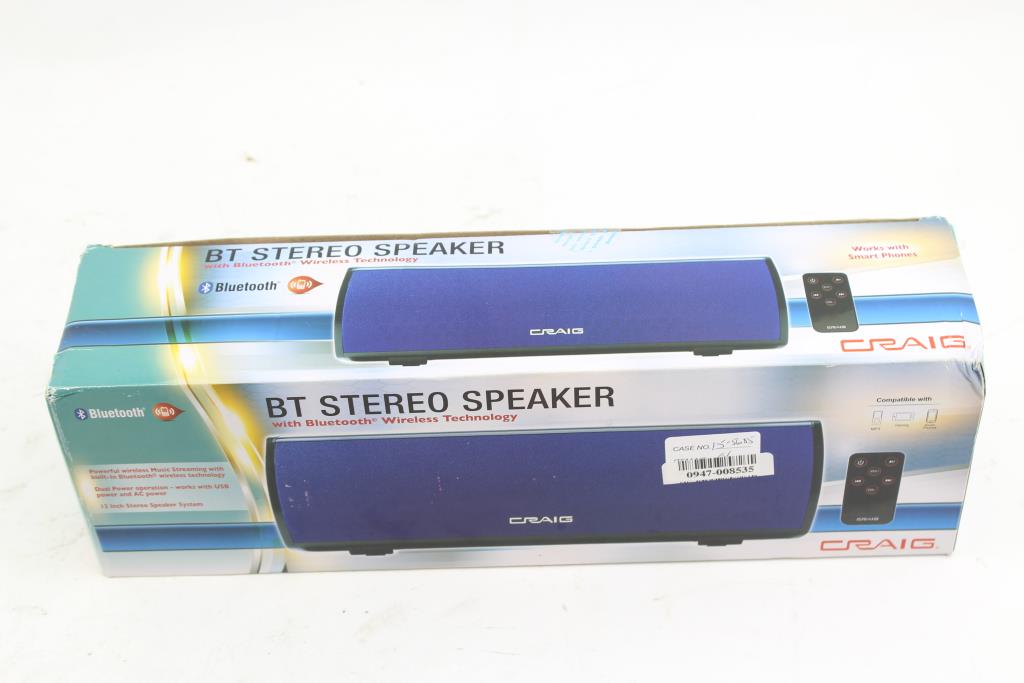 craig stereo portable speaker