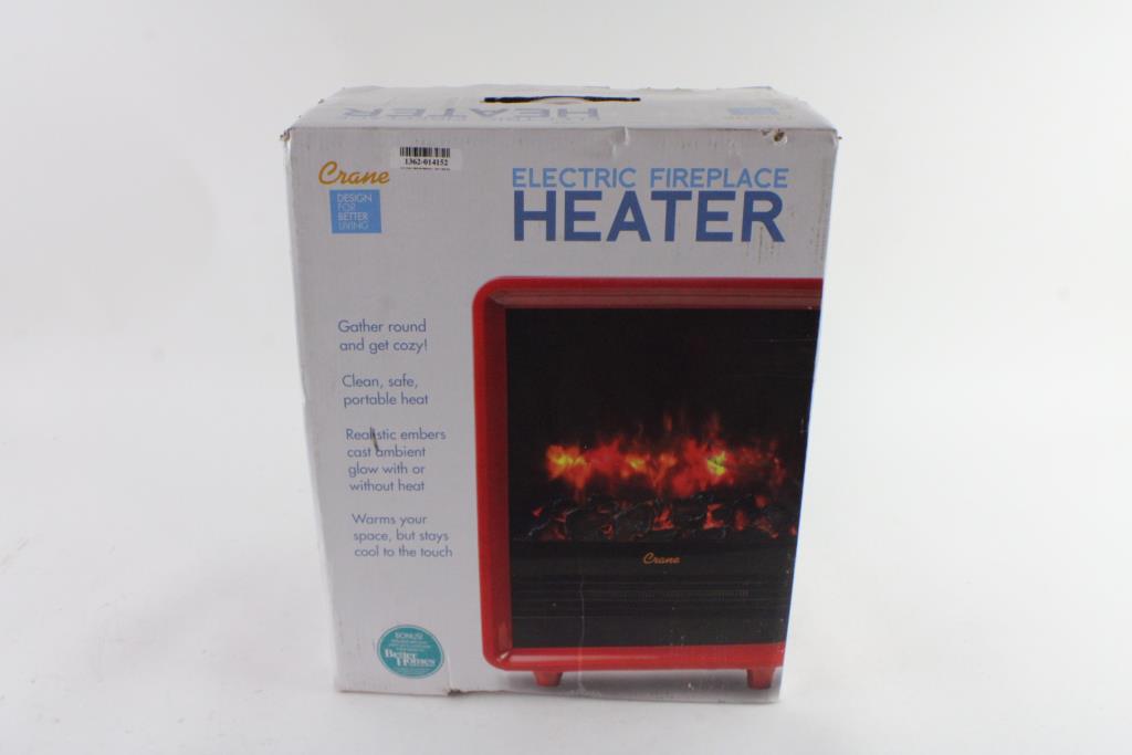 Crane Electric Fireplace Heater Property Room