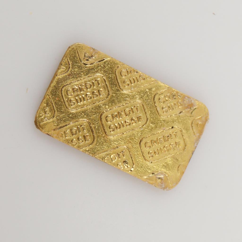 Credit Suisse 5g Fine Gold Bar Property Room