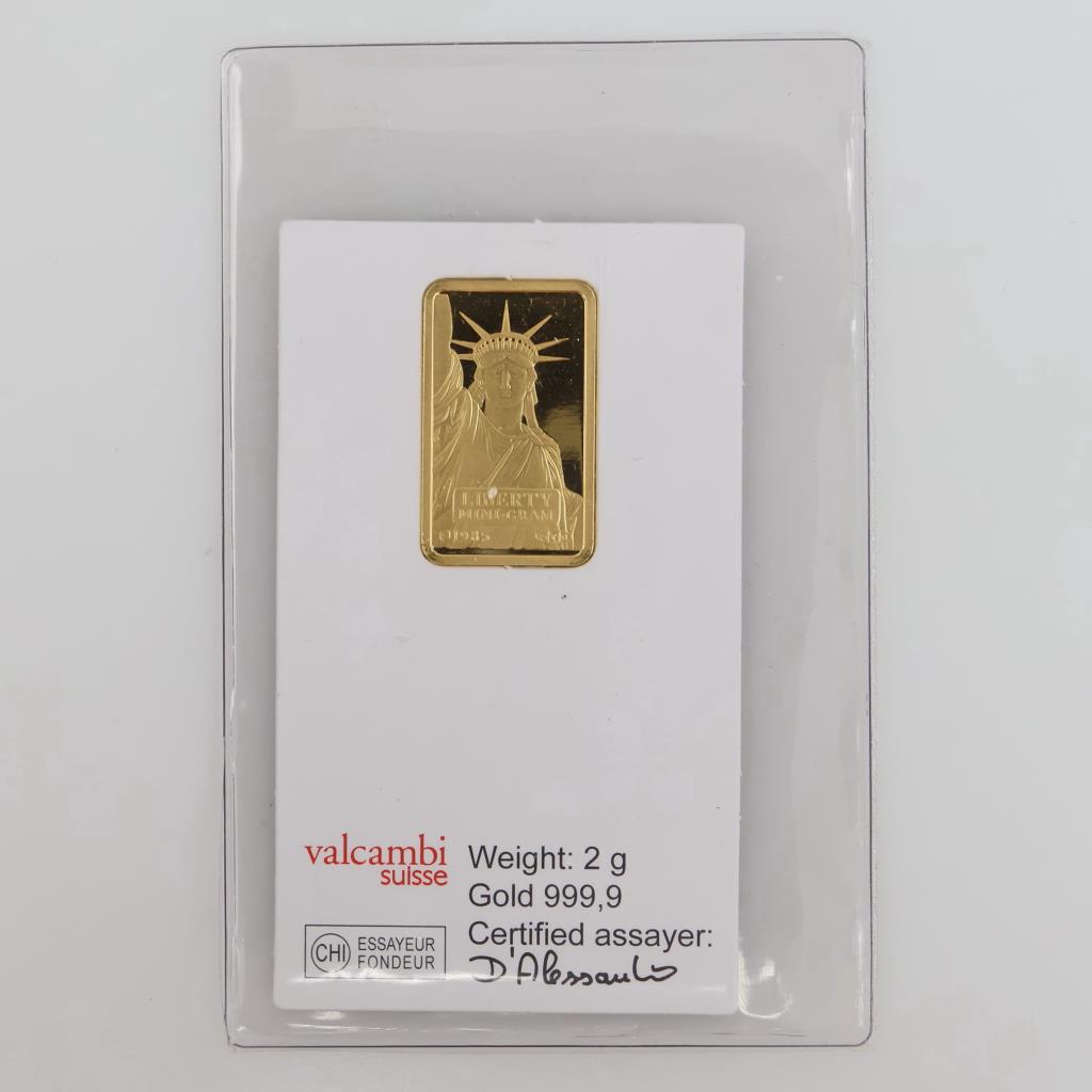 Credit Suisse Fine Gold 2g Bar