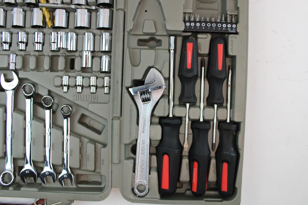 Crescent Tool Set In Carrying Case ReVal Property Room