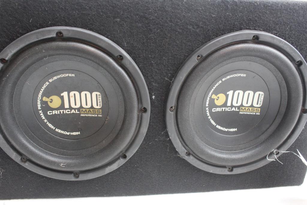 critical mass subwoofer price