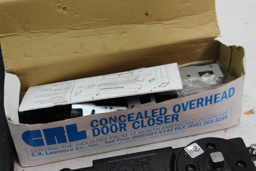 CRL Concealed Overhead Door Closers, 2 Pieces Property Room