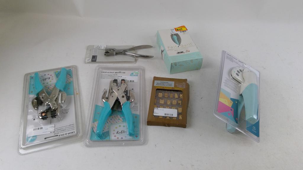 Crop A Dile Hole Punch & Eyelet Setter And More 5+ Pieces