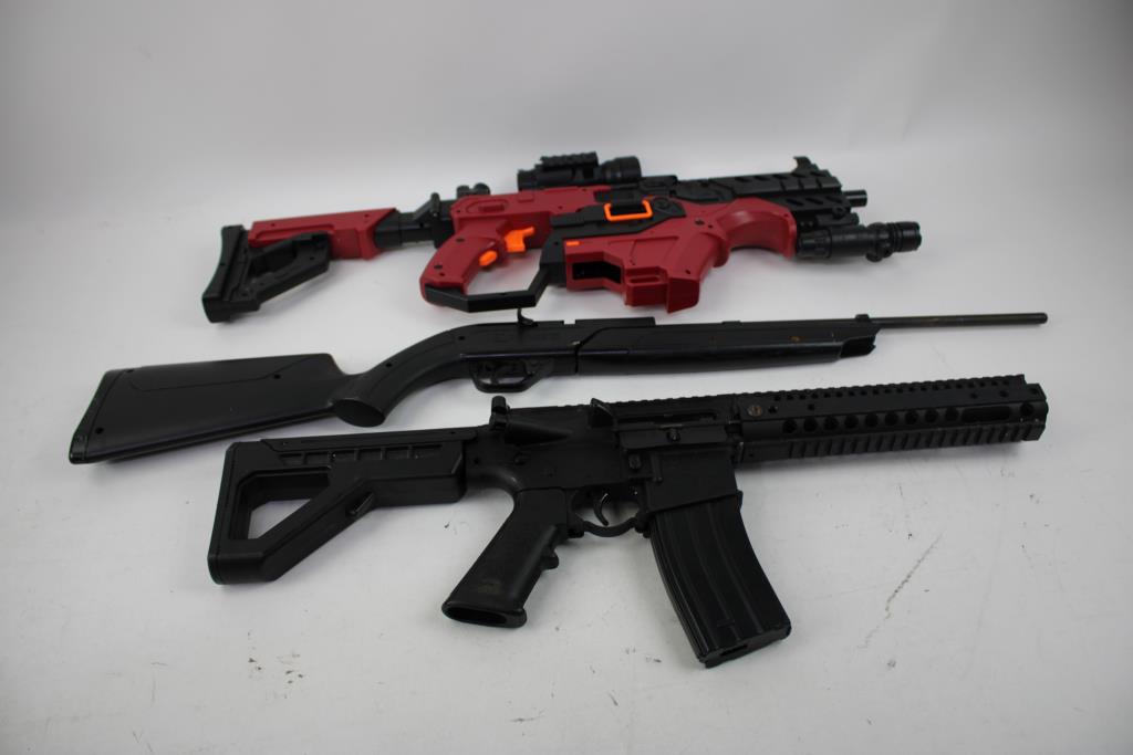Crosman 760 Pumpmaster Air Rifle,  DPMS SBR BB Air Rifle, Sofiten Blaster, 3 Pieces