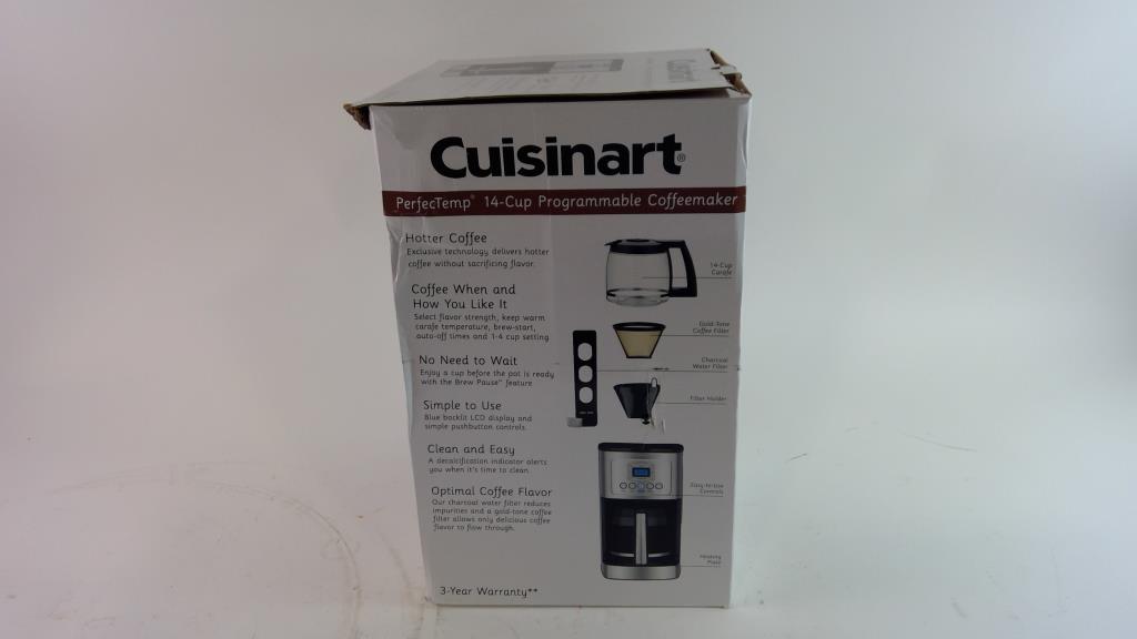 Cuisinart 14 Cup Programmable Coffee Maker Property Room