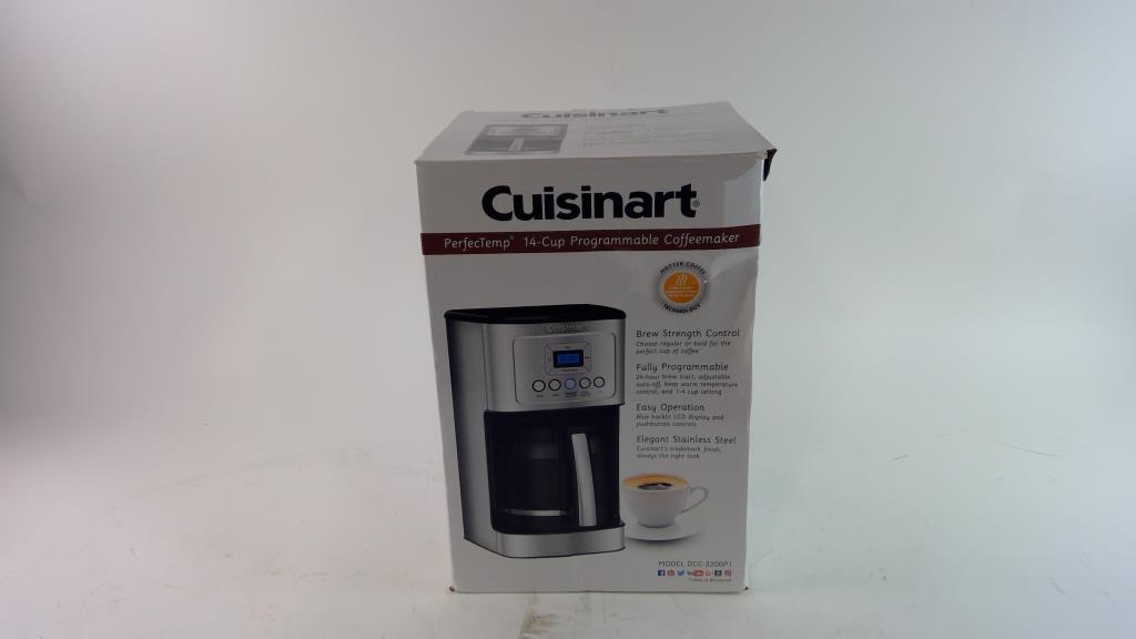 Cuisinart 14 Cup Programmable Coffee Maker Property Room