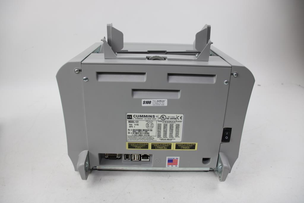 Cummins, Jetscan Ifx Money Counter | Property Room