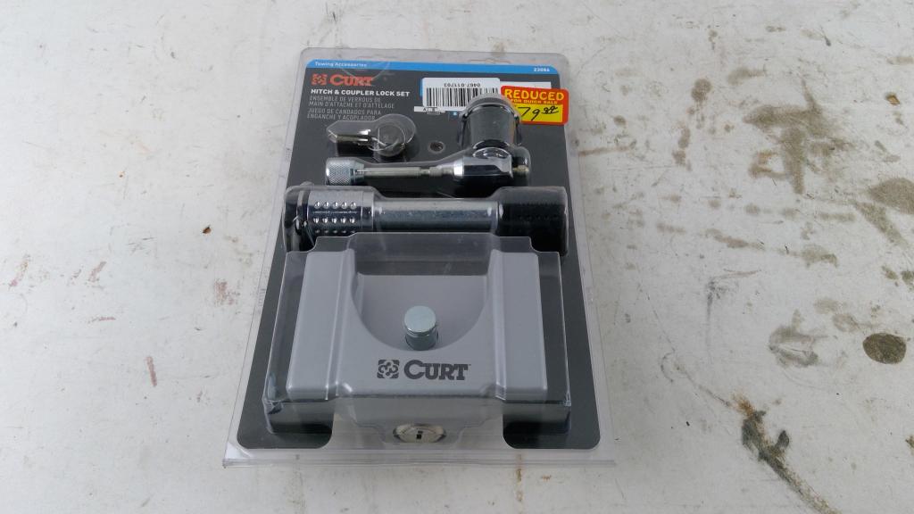 Curt Hitch & Coupler Lock Set