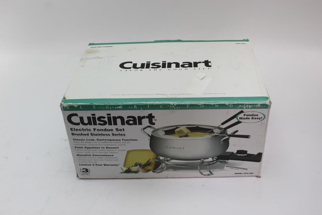 Cusinart Electric Fondue Property Room