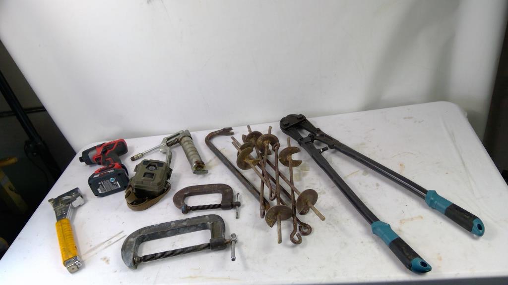 Cutters Skill Drill, Sttaple,  Tasco Trail Cam, Misc Tools