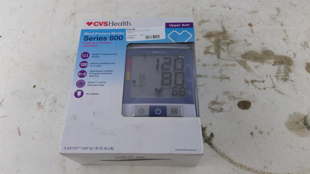 CVS Health Blood Pressure Monitor Series 600