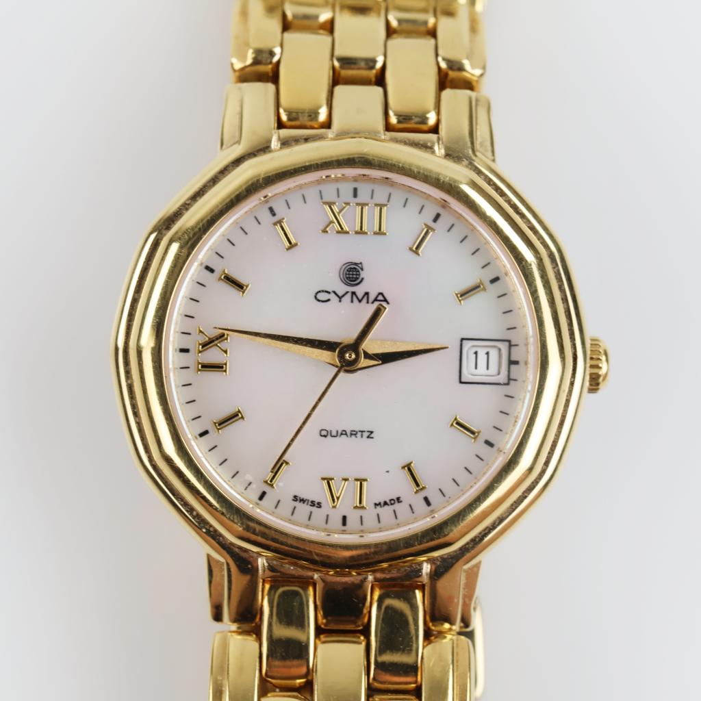 CYMA 18kt GP Swiss Watch