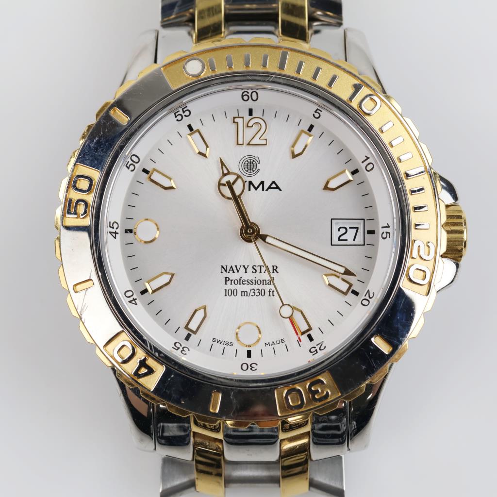 CYMA Navy Star Professional Swiss Made Watch