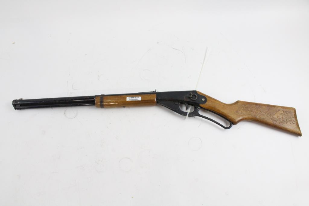 Daisy Red Ryder BB Gun - 177 Cal, 650-Shot Capacity, Wood Stock, 35.4" Length
