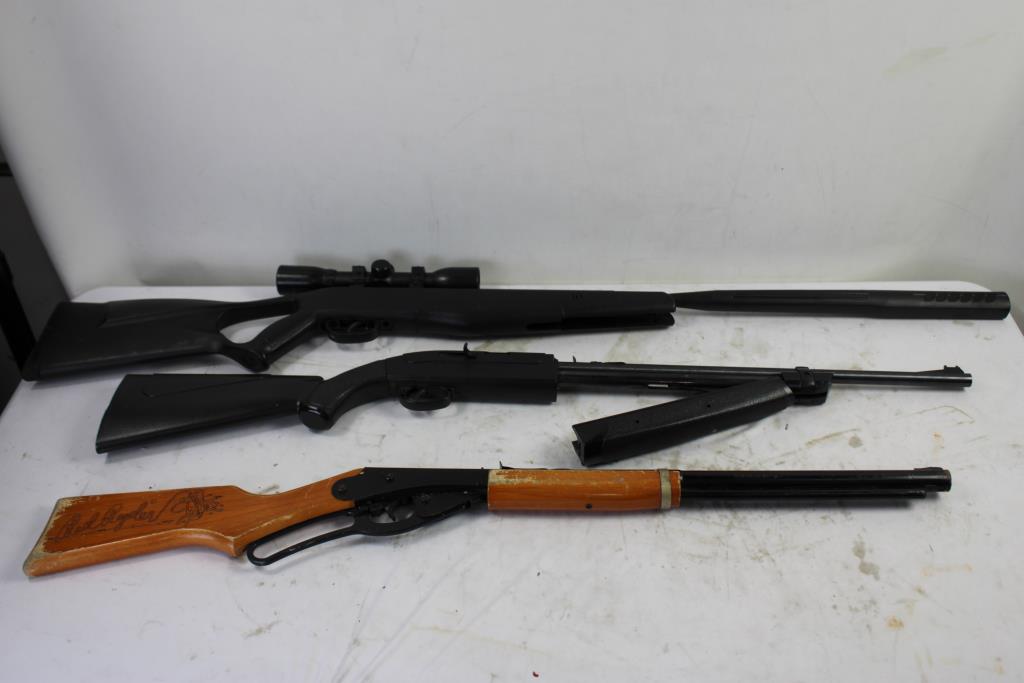 Daisy Rad Rider, Crosman Legacy 1000, Crosman F4 Air Guns, 3 Pieces