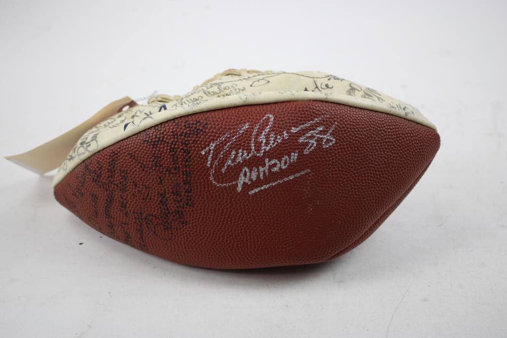 Dallas Cowboys Autographed Football - Dallas Cowboy Cheerleaders