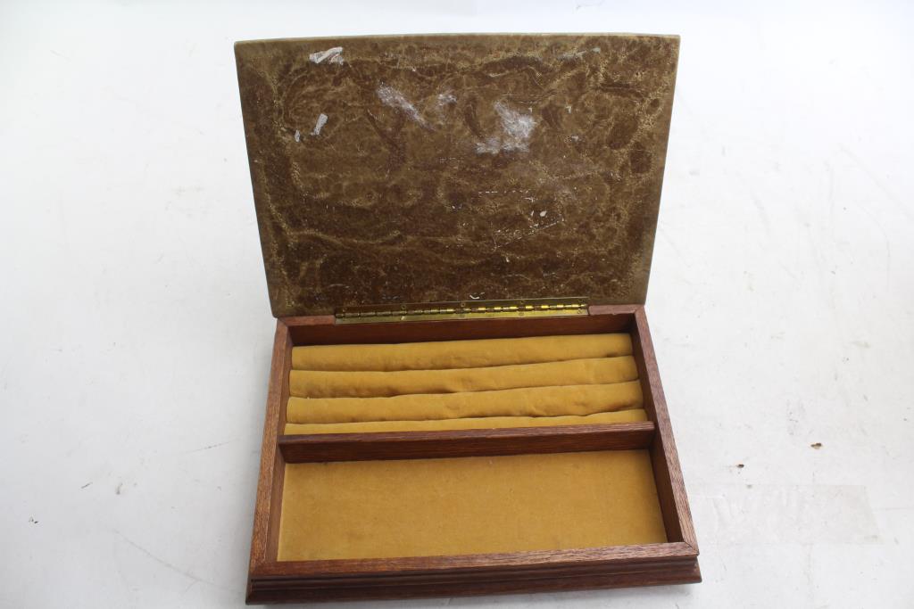 Dante Clipper Ship Wooden Jewelry Box Property Room