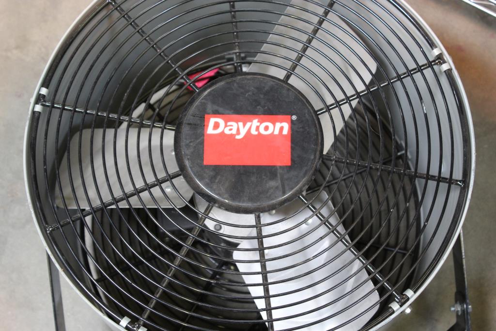 Dayton Orbital Air Circulator 2 speed, 115V AC, 1/2 hp Motor HP, Direct