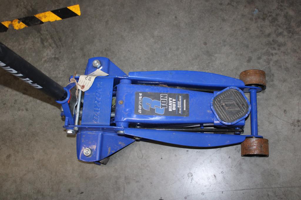 Daytona 3Ton Professional Rapid Pump Blue Floor Jack DS300SBL