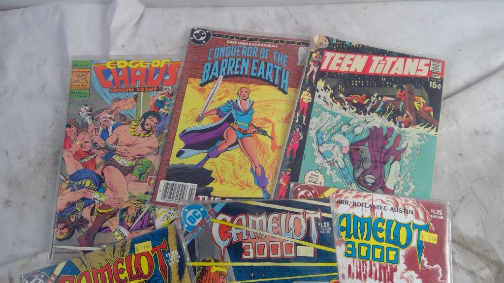 DC And PC Comic Book Bulk Lot, 6 Pieces Property Room