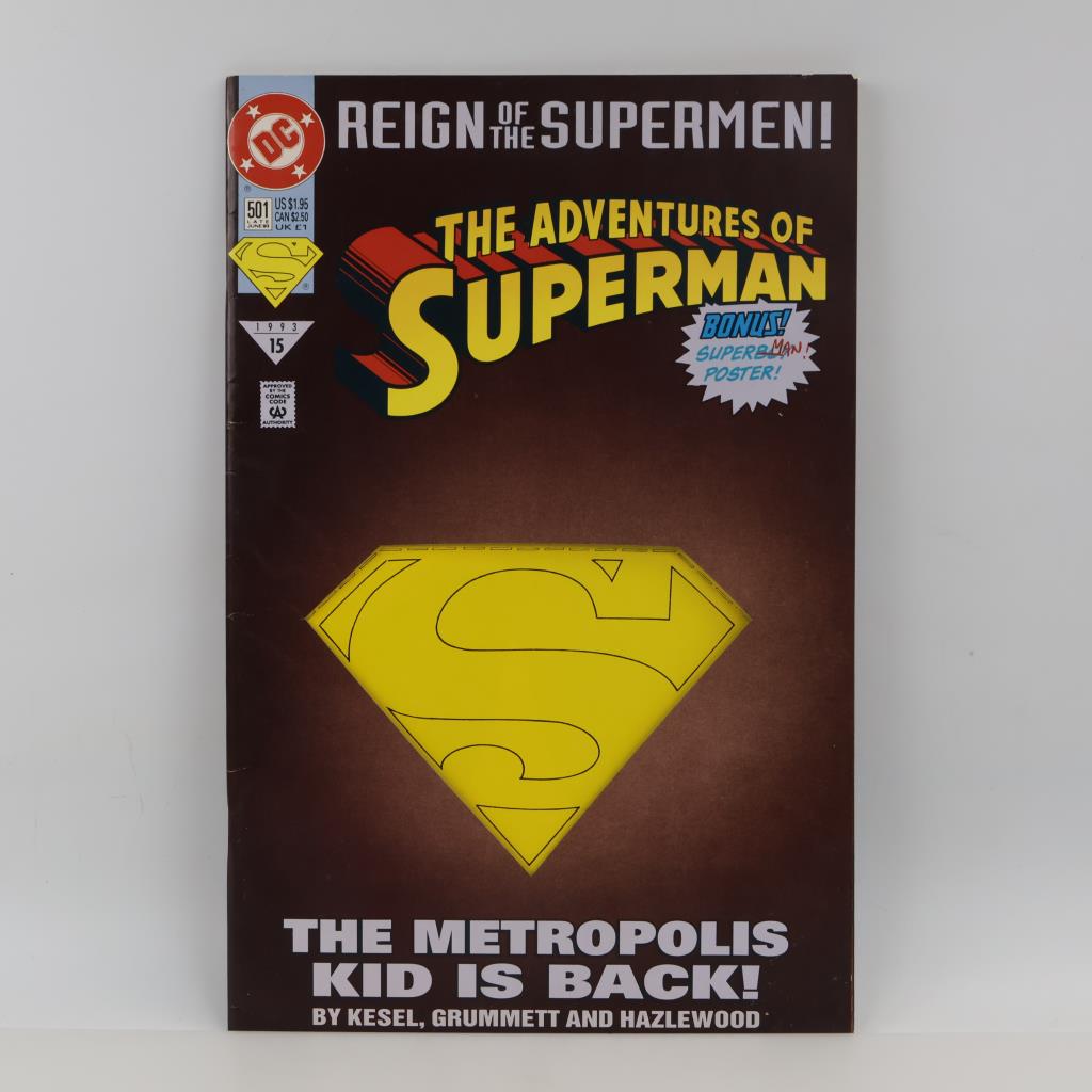 DC Comics The Adventures Of Superman #501, "When He Was A Boy!"